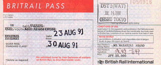 Britrail Pass